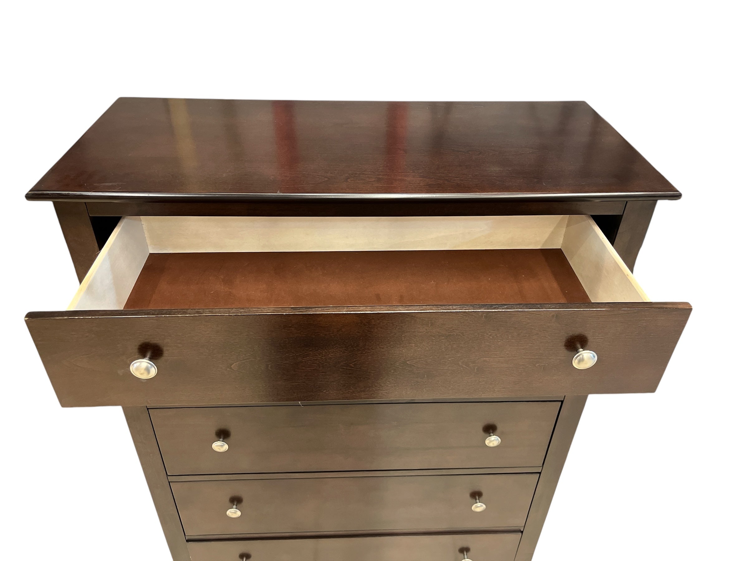 5 Drawer Dark Wood Chest of Drawers – Habitat ReStore GTA