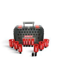 Diablo 1-2 1/2-inch Bi-Metal General Purpose Hole Saw Kit (12 Pieces)