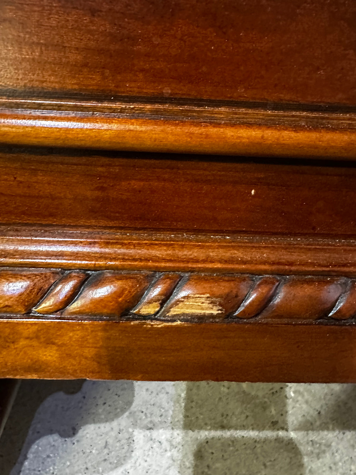 French Louis XV Style Upholstered King Size Bed