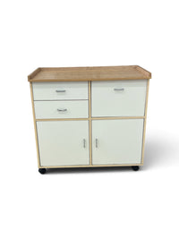 Vintage Rolling Kitchen Cabinet