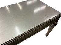 Silver Mirrored Sides Vanity Table w/ 3 Drawers