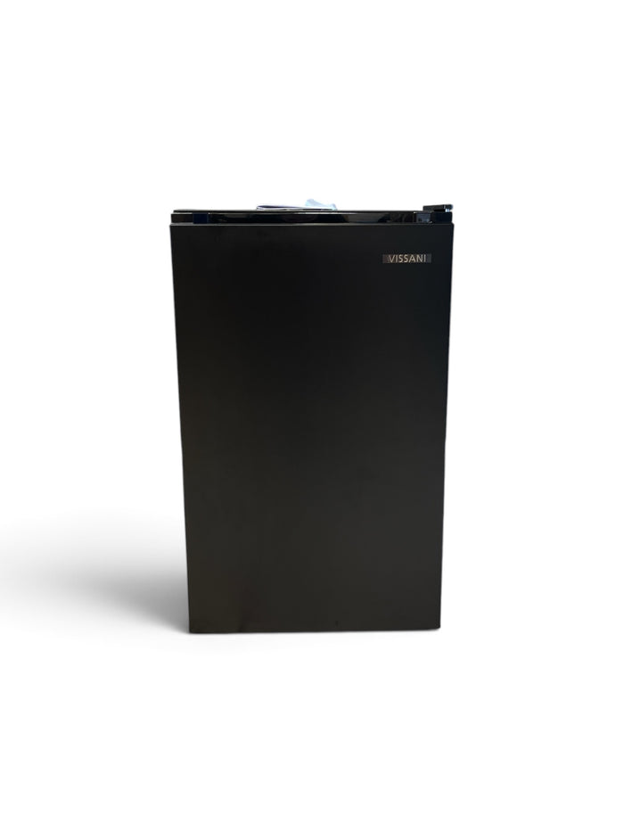 Vissani 4.3 cu. ft. Black Mini Refrigerator with 2 Adjustable Glass Shelves