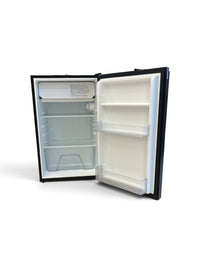 Vissani 4.3 cu. ft. Black Mini Refrigerator with 2 Adjustable Glass Shelves