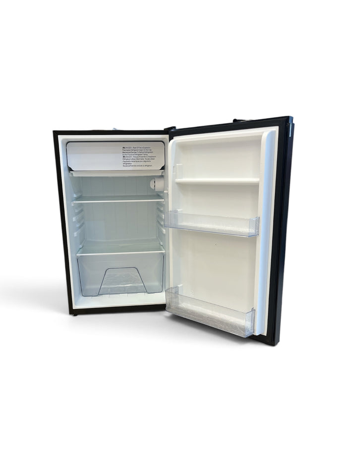 Vissani 4.3 cu. ft. Black Mini Refrigerator with 2 Adjustable Glass Shelves