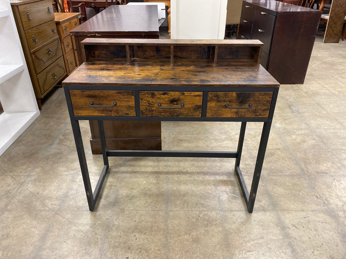 Industrial Style Makeup Vanity