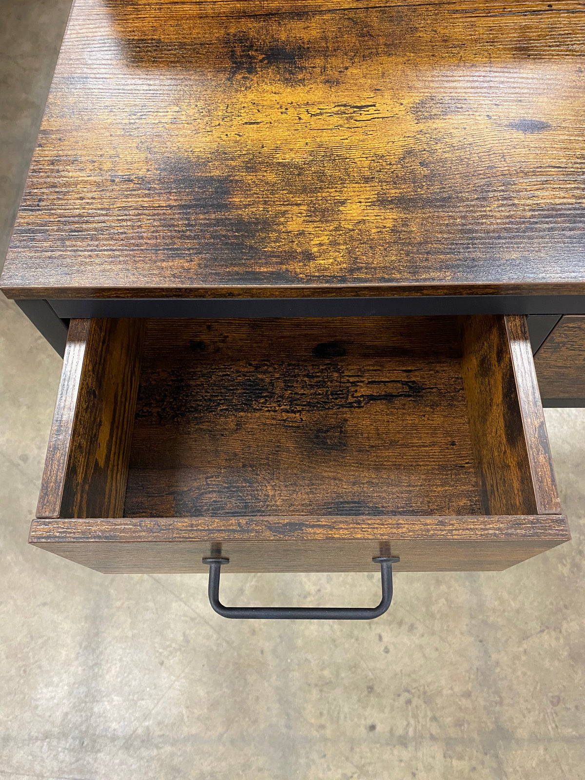 Industrial Style Makeup Vanity