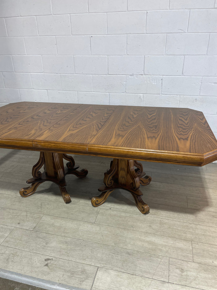 Wooden Dining Table W/ Leaf