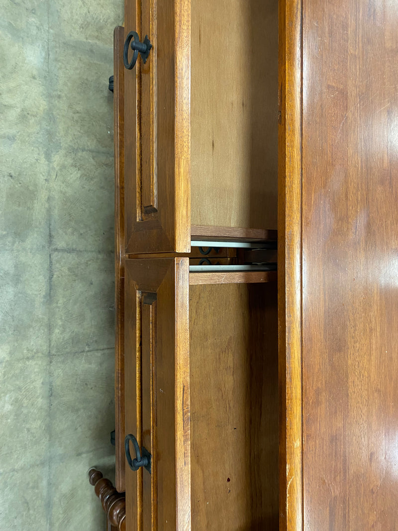 Primitive Sideboard with Wrought Iron Hardware