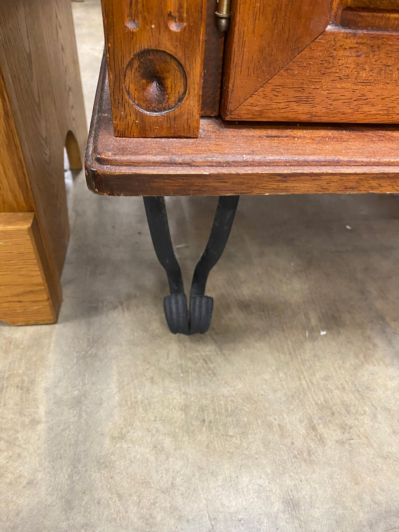 Primitive Sideboard with Wrought Iron Hardware