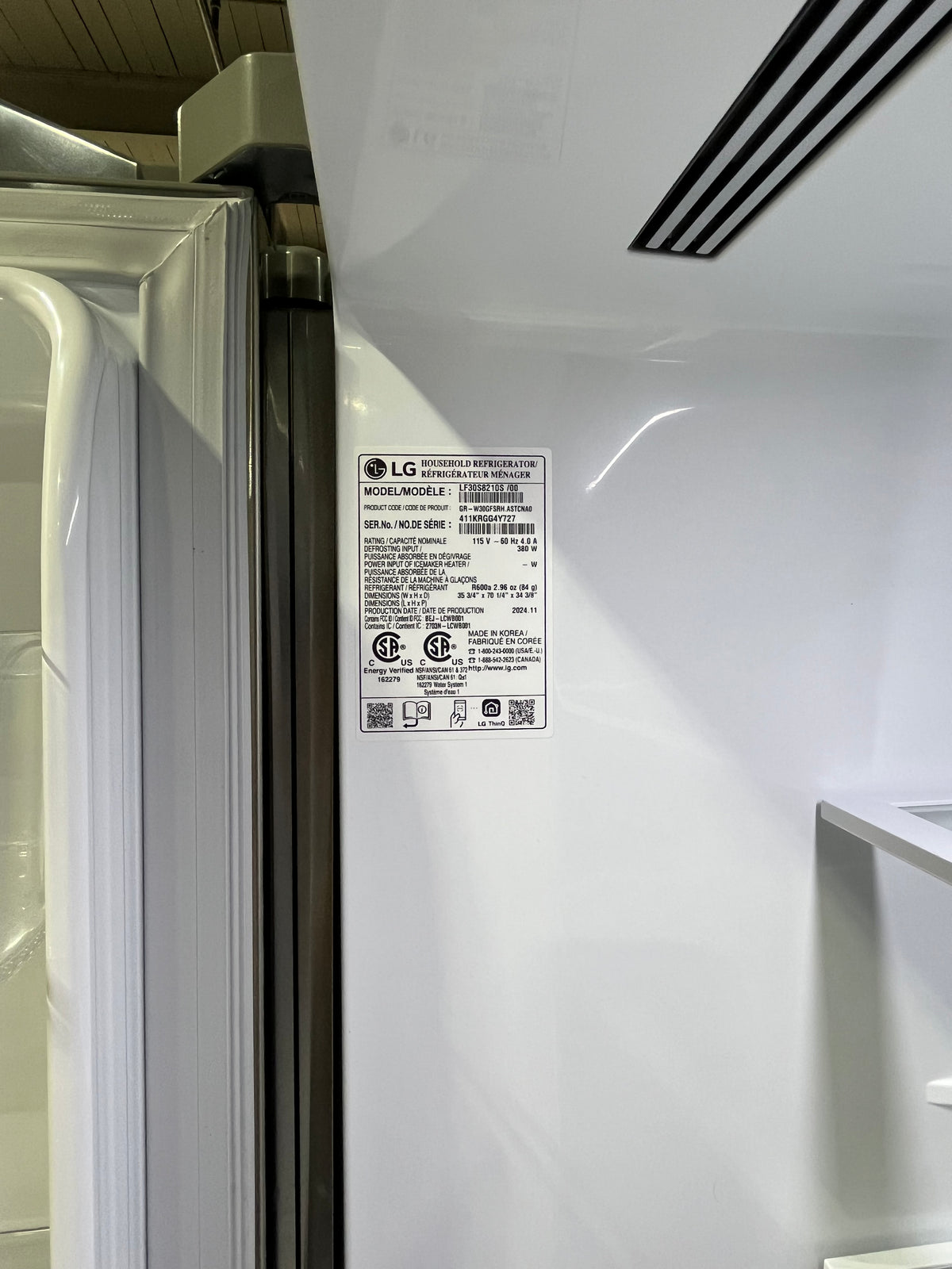 LG 36 in Stainless Steel Standard-Depth 4-Door Refrigerator w/ Internal Water Dispenser and Full-Convert Drawer