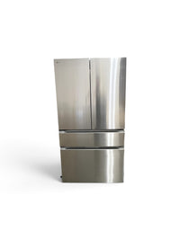 LG 36 in Stainless Steel Standard-Depth 4-Door Refrigerator w/ Internal Water Dispenser and Full-Convert Drawer