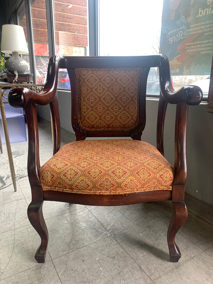 Empire Style Antique Accent Chair