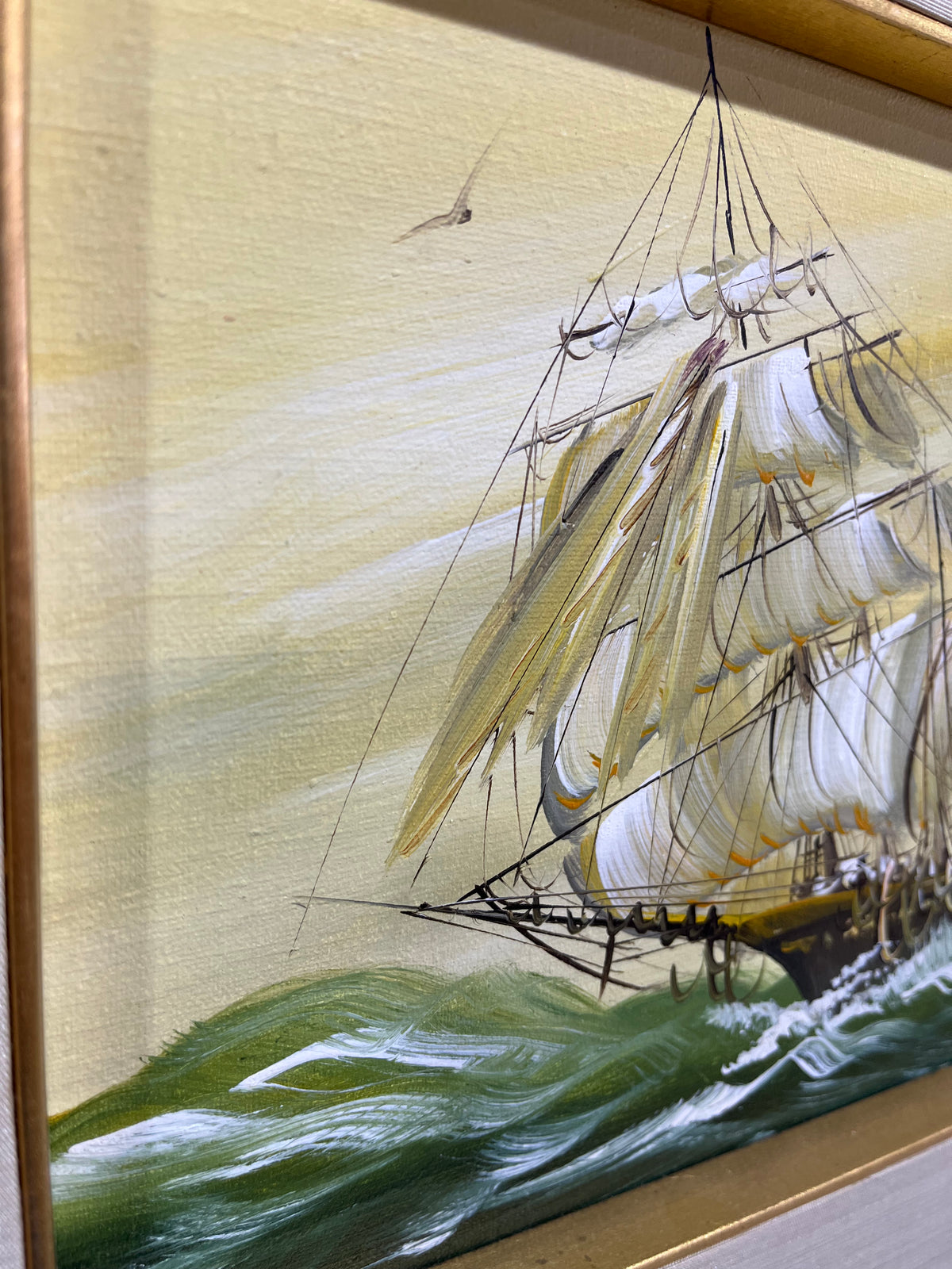 Original Acrylic Tallship Painting