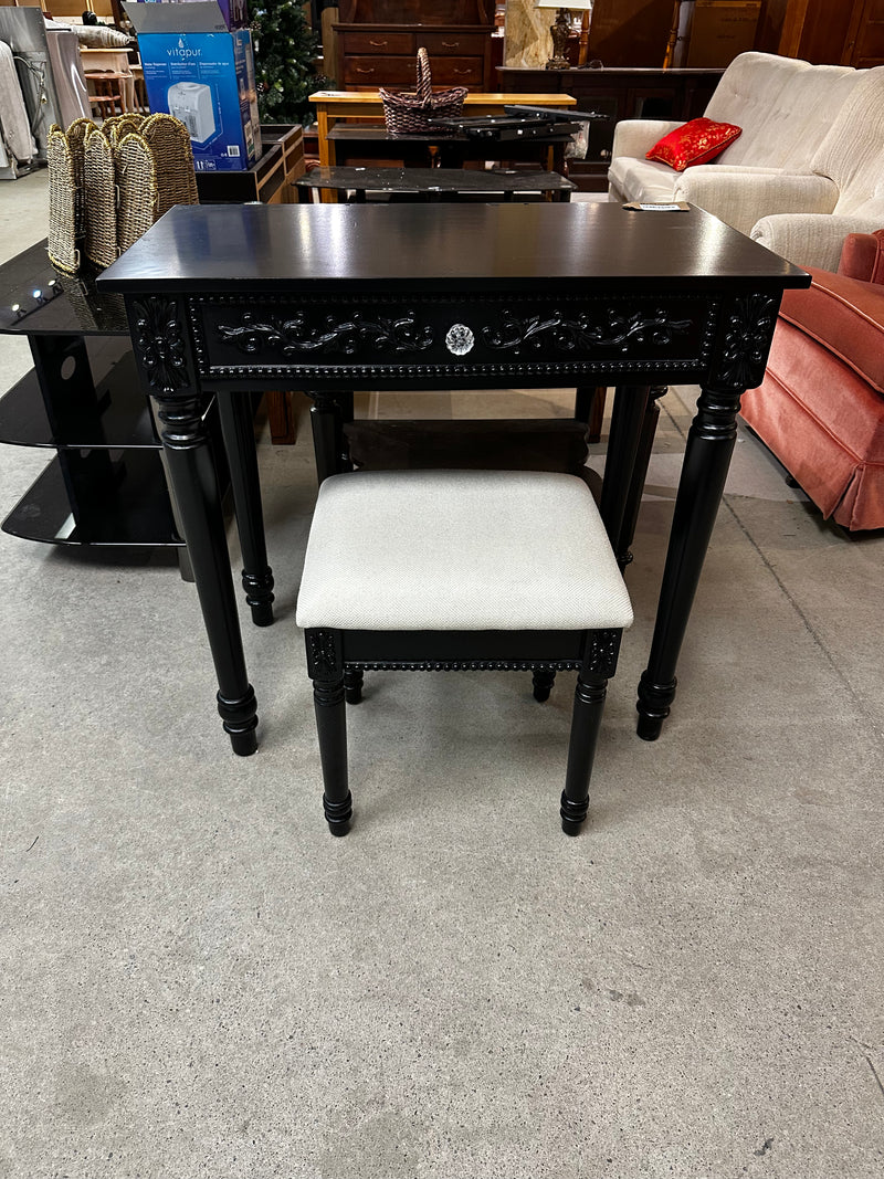 Little Black Vanity/Desk