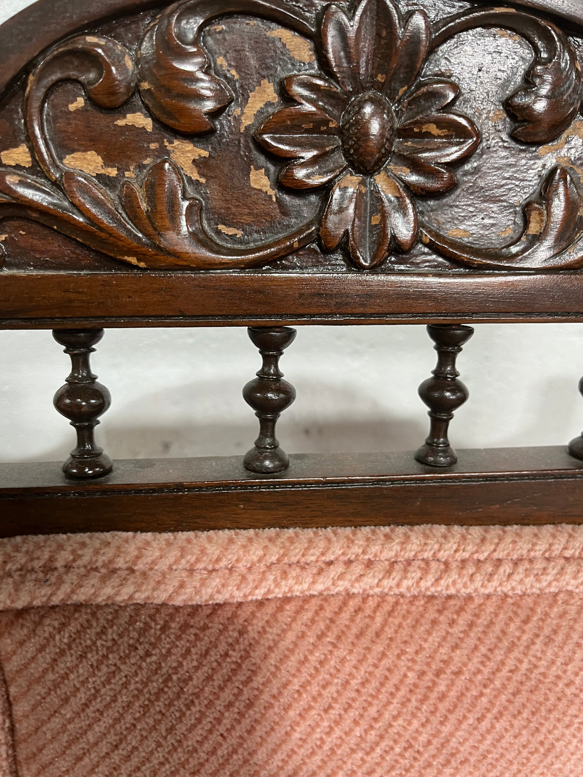 Pair of Small Antique Cushioned Chairs