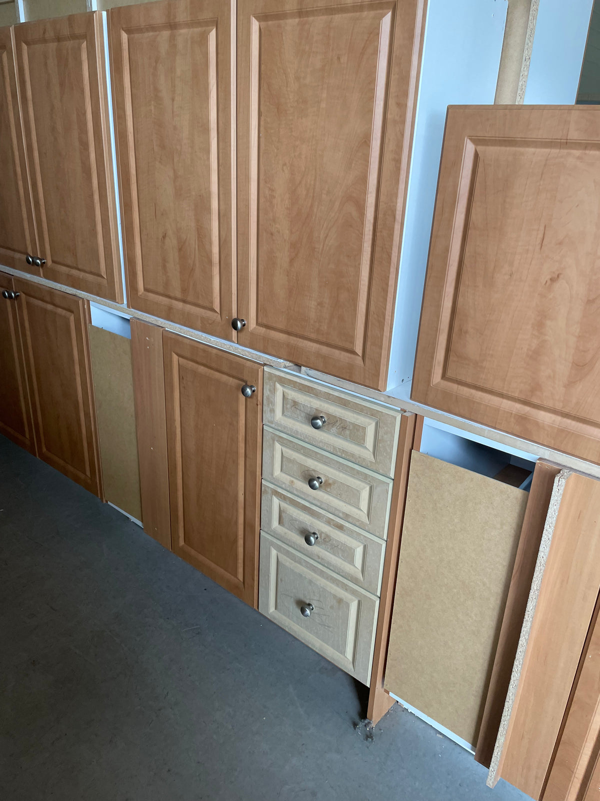 Brown Shaker Panel Kitchen