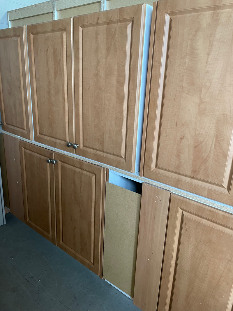 Brown Shaker Panel Kitchen