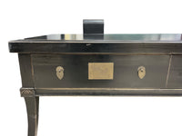 East Asian Inspired Low Black Media Stand