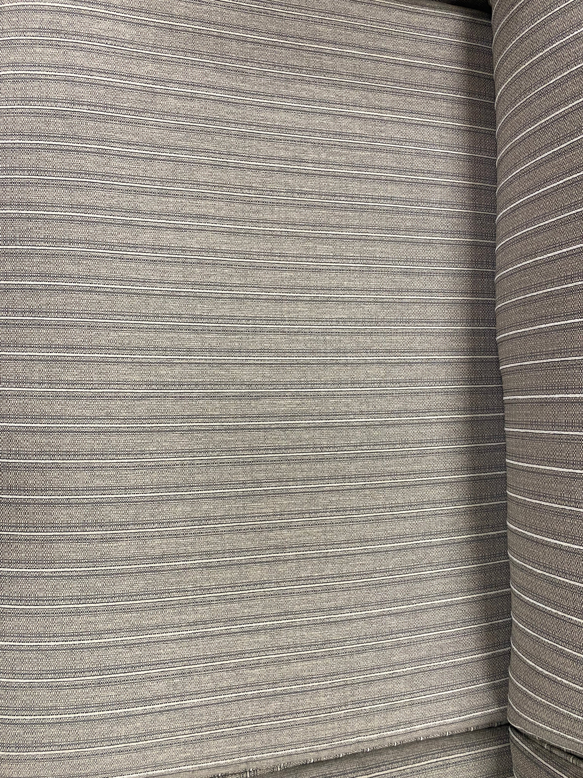 Natural Pinstripes Sofa with Nailhead Trim