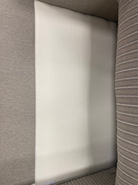 Natural Pinstripes Sofa with Nailhead Trim