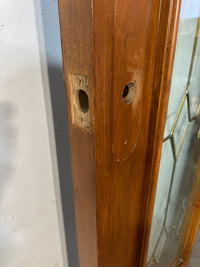 Solid Wood Door With Patterned Glass 29.25"w x 79.25"h
