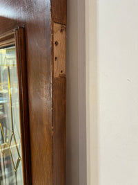 Solid Wood Door With Patterned Glass 29.25"w x 79.25"h