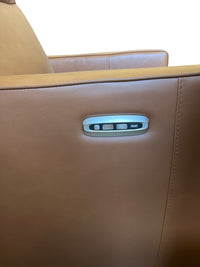 Mariner Caramel ComboLeather Power Reclining Armchair