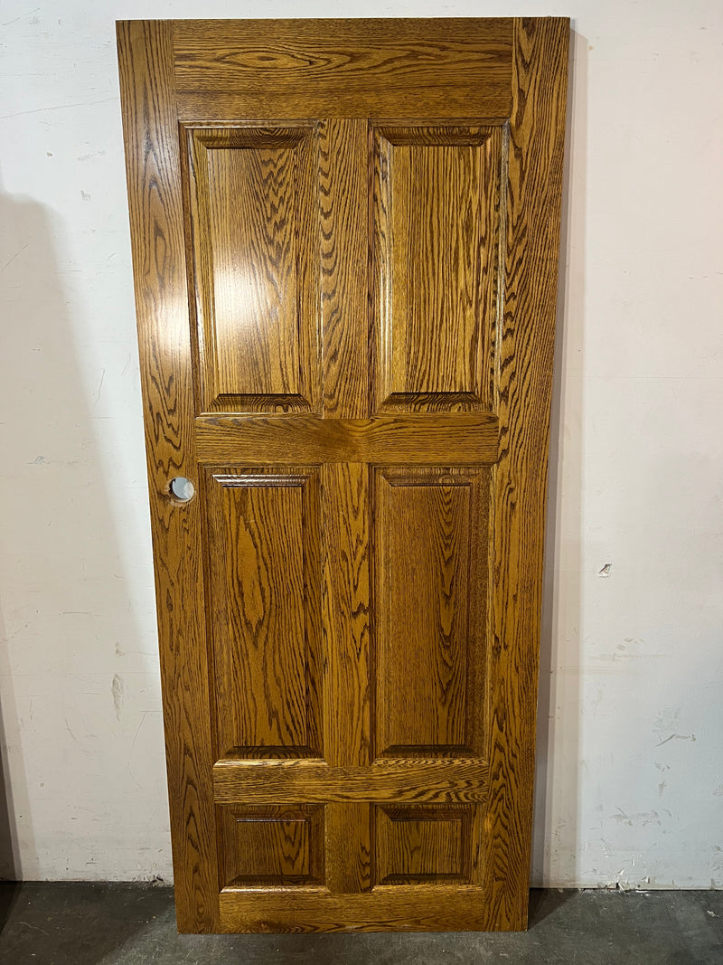Solid Wood 6 Panel Door 34"W x 80