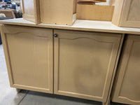 Arched Panel Beige Kitchen Set