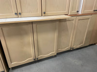 Arched Panel Beige Kitchen Set