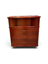 Kroehler Custom Crafted Mid Century Style Highboy Chest