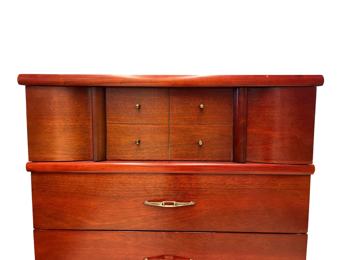 Kroehler Custom Crafted Mid Century Style Highboy Chest