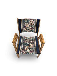 Henderson Quebec 69  Floral Upholstered Teak Wood Armchair