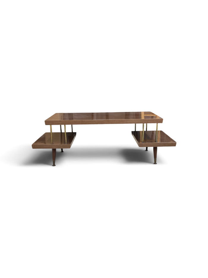Mid Century Modern Tiered Coffee Table