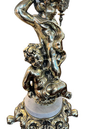 Vintage Italian Cherub Table Lamps (Pair)