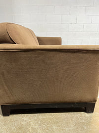 Chocolate Brown 3-Seat Sofa