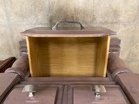 2 Drawer Traditional - Style Distressed Wooden Nightstand