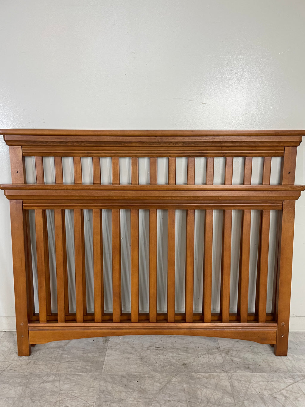 Double Wood Style Bed Frame