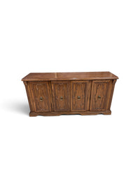 Medium Brown Wooden Sideboard Buffet