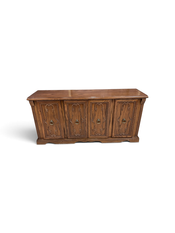 Medium Brown Wooden Sideboard Buffet