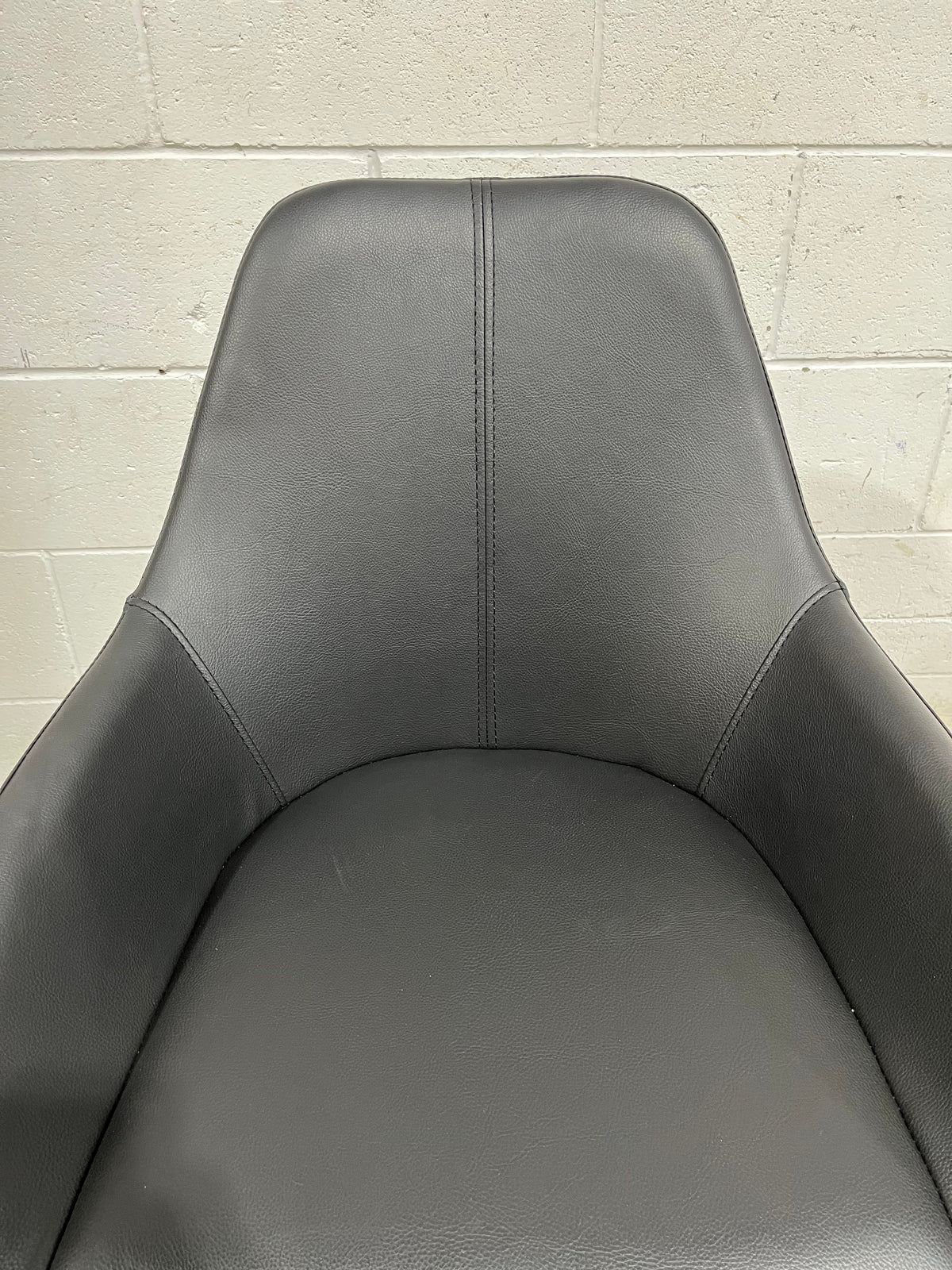 Bruce PLeather Accent Chair
