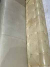 Noble Cream/Yellow 3-Seater Sofa