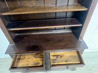 Bookcase Hutch - 2 Doors / 2 Drawers