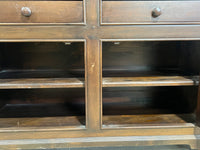 Bookcase Hutch - 2 Doors / 2 Drawers