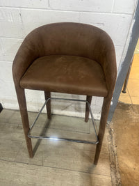Upholstered Bar Stool With Modern Design