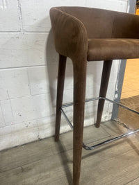 Upholstered Bar Stool With Modern Design