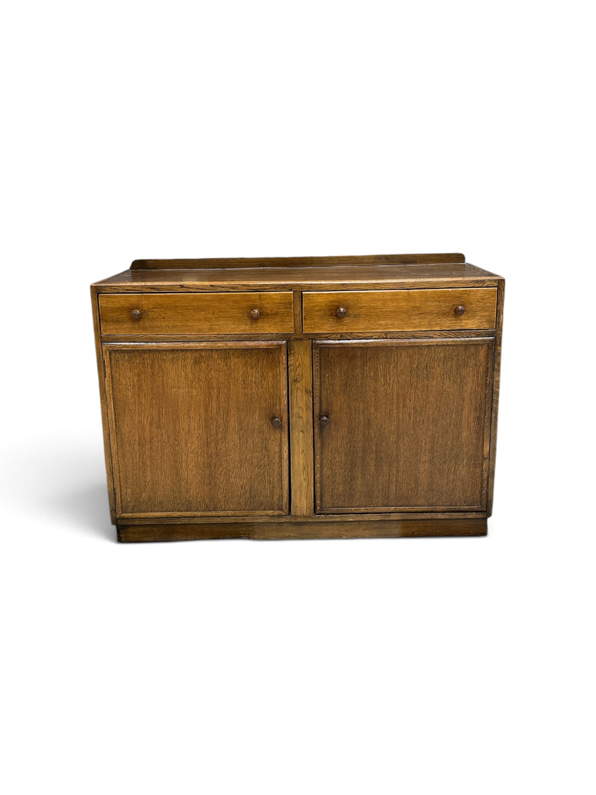 Solid Wood Sideboard with Natural Wood Grain
