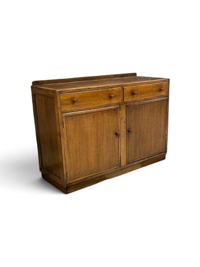 Solid Wood Sideboard with Natural Wood Grain