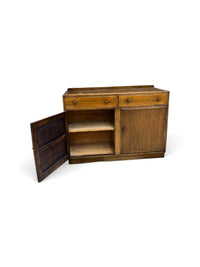 Solid Wood Sideboard with Natural Wood Grain