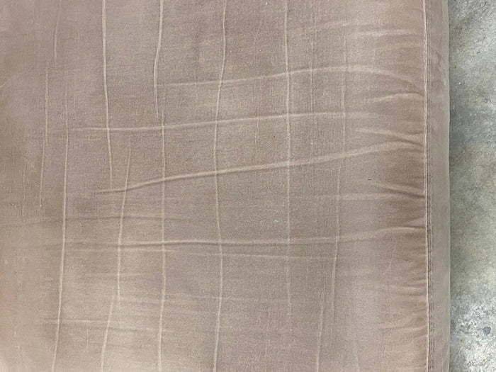 Beige Cotton Blend Fabric Sofa